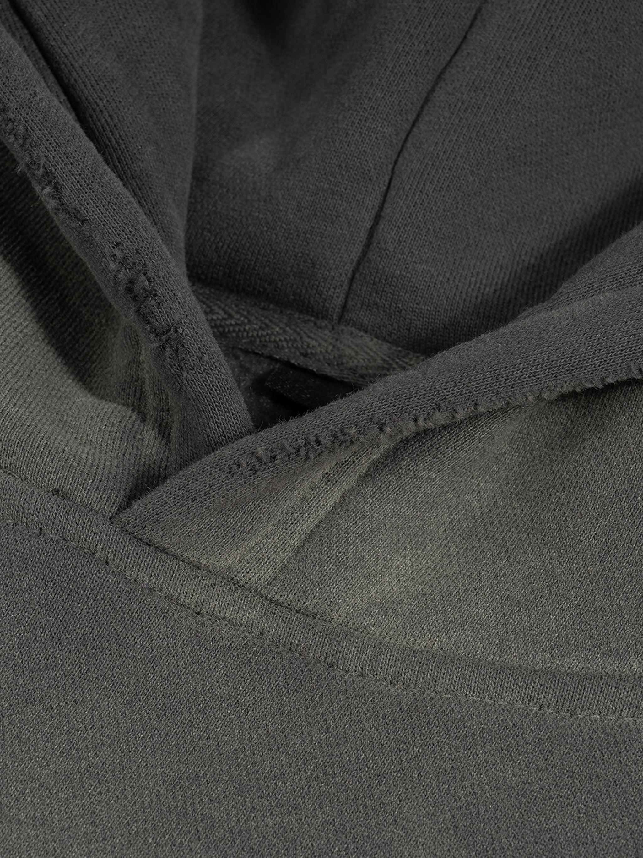PREEVISION MENS Frayed Sunfade Boxy Fleece Hoodie